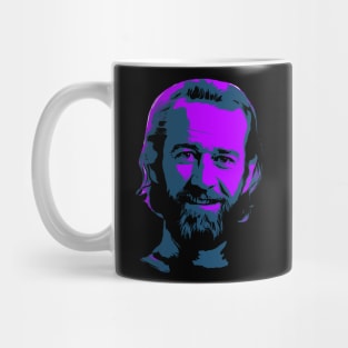 George Carlin Retro Color Art Mug